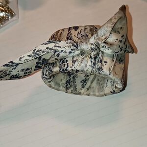 Fabric clamp on bracelet